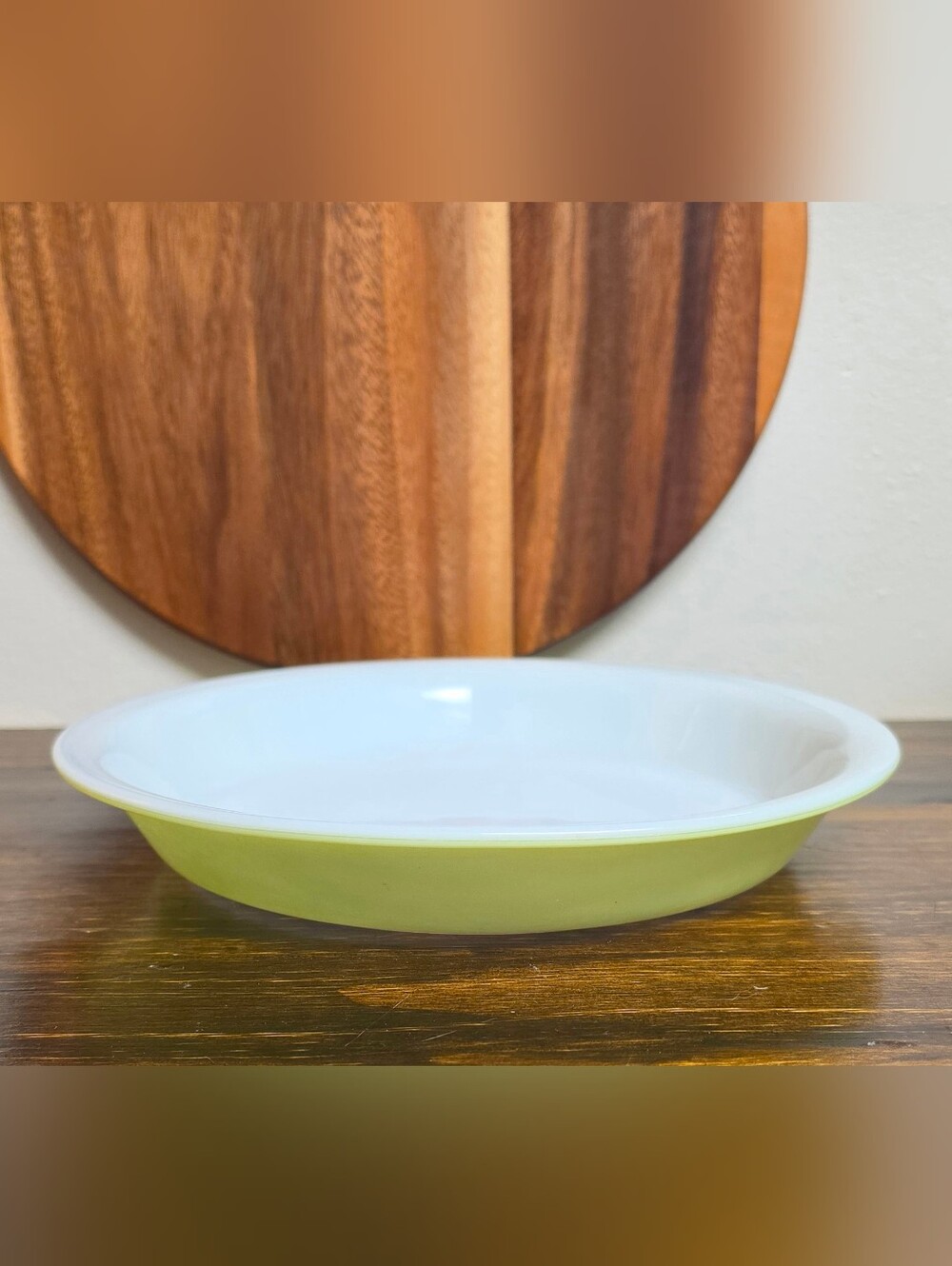 Pyrex Lime Green Pie Dish